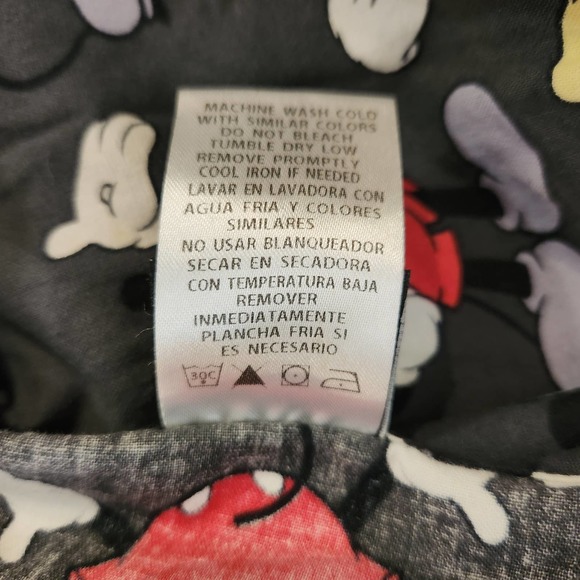 Disney Mickey Mouse Scrub Top Women's Medium Gray It All Started With A Mouse M - Picture 7 of 7